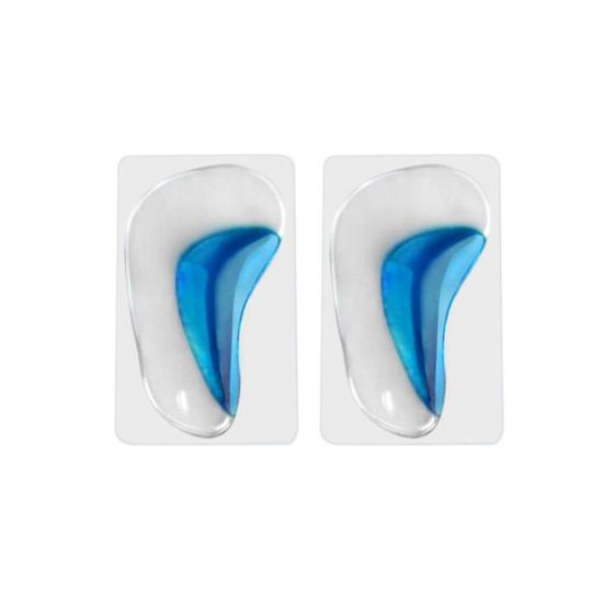 Semelles Gel 3D En Bambou, Taille S (37-38 EU), Bleues - NEUVES