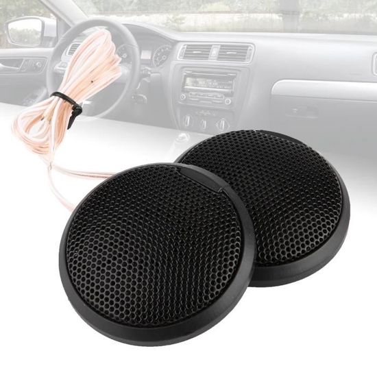 Haut-Parleur Audio Voiture 500W ANGGREK - Design Carré Compact, Installation Facile, Plastique Noir