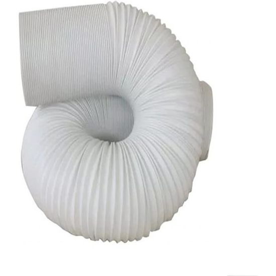 Rallonge Tuyau D'aération Climatiseur SPARES2GO 6 M - Compatible Klarstein Et Autres Marques (diamètre 12,7 Cm)