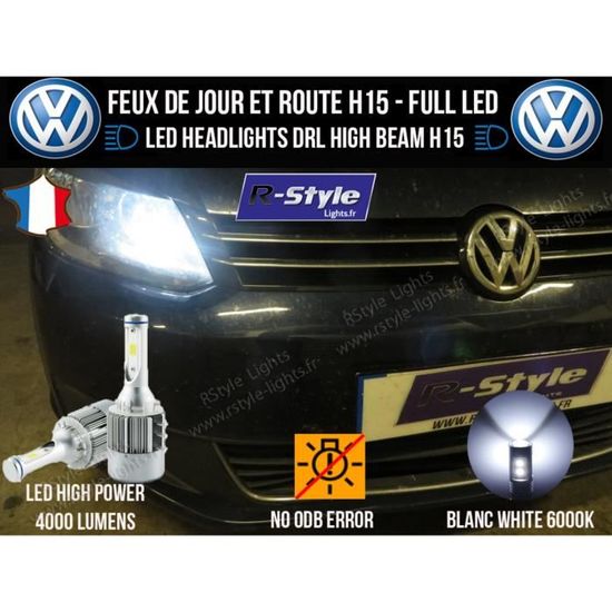 Ampoules LED H15 Volkswagen Touran 1T3 Cdiscount Auto