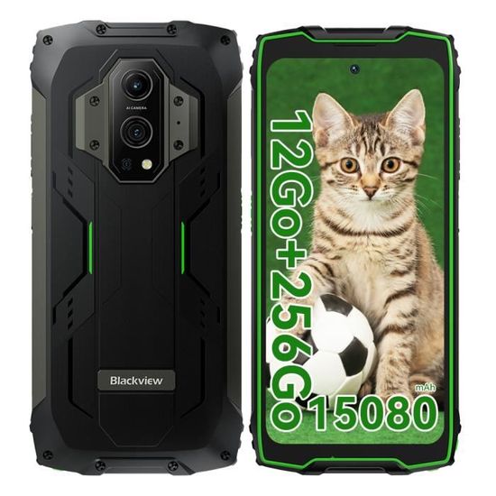 CAXKJE Custodia per Blackview BV9300 (6.70 Pollice),Nero