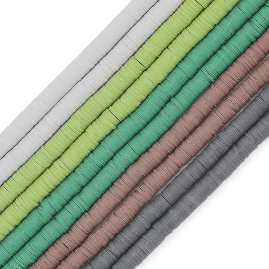 Heishi Heshie Lot De 4 000 Perles En Argile Pour La Fabrication De