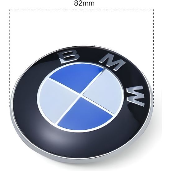 BMW Emblème Capot Logo Pour 82MM