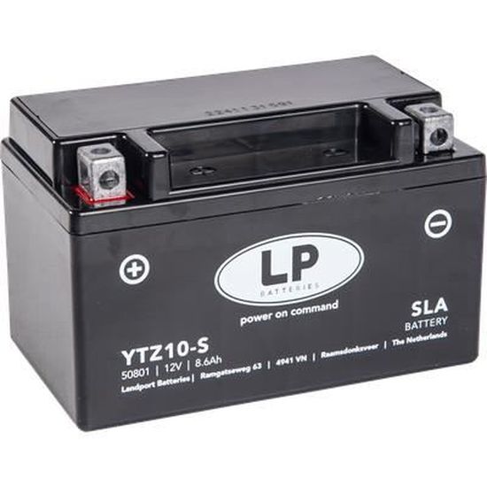 LTZ10S-BS 12 volt 8,6 ah AGM motor accu (50801 - YTZ10S-BS) - Accu Service Holland LTZ10S-BS 12 volt 8,6 ah AGM motor accu (50801 - YTZ10S-BS) - Accu Service Holland
