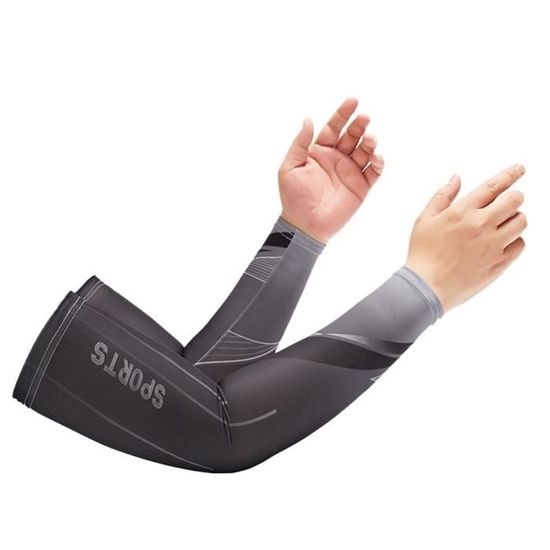 flintronic Manchettes de Bras, Homme Manchon Bras Femme Anti-UV Protection Solaire UPF 50+ Glacé