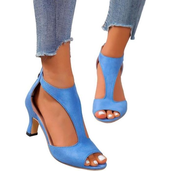 Escarpins Femme Petit Talon Confortables - Chaussures Mariage, Bureau, Soirée, Pour Pieds Larges