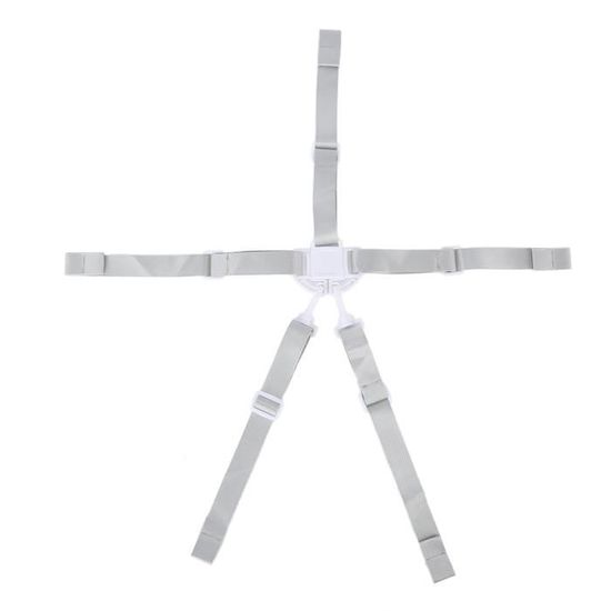 Harnais 5 Points Réglable – Pour Chaise Haute Et Poussette Bébé (Sécurité Renforcée)