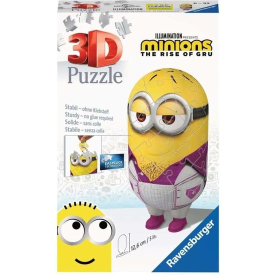 Puzzle 3D Minion Disco - Ravensburger - 54 pièces - Dessins animés et BD