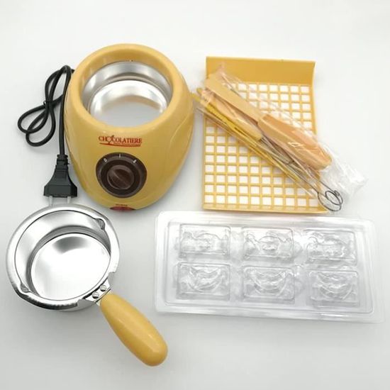 Aoher Fontaine à Chocolat à 4 étages En Acier Inoxydable Pour