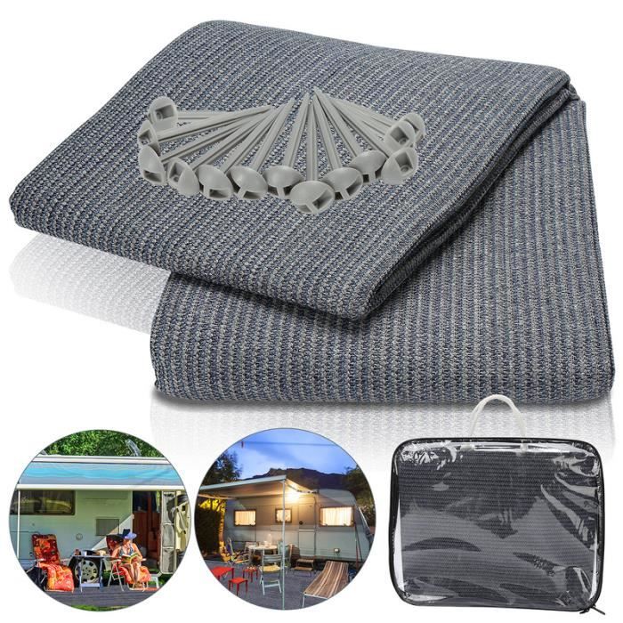 BMOT Auvent tapis étanche camping tapis tente sol extérieur tente bâche pique-nique couverture caravane 300x300CM