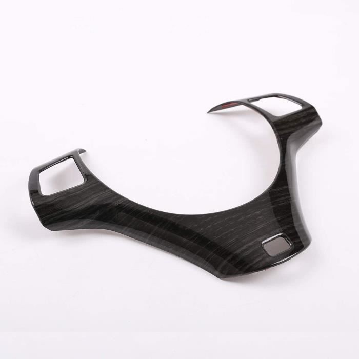 Couvercle de décoration de volant de voiture en ABS chromé de style fibre de carbone pour 1 3 série 5 portes M Sport Coupé E82 E87 E