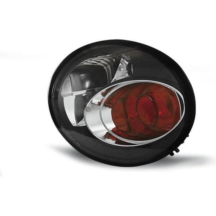 Paire de feux arriere VW New Beetle 98-05 noir (W87)