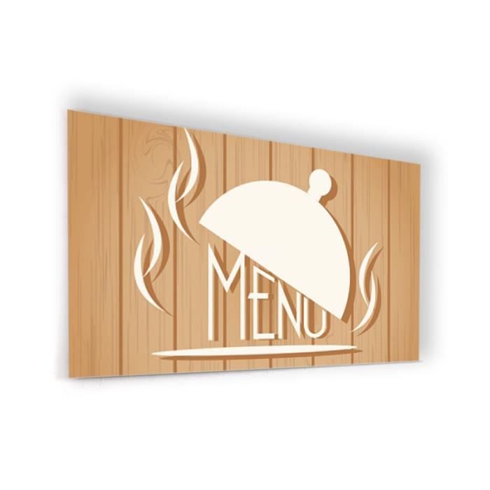 Fond de hotte -Cloche menu- en Panneau composite aluminium L, 120 x H, 70 cm