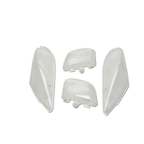 KIT DE 4 CABOCHONS CLIGNOTANTS TRANSPARENT MBK NEXT GENERATION - ROCKET - BW'S NG - SPY - BUMP JUSQU'A 1998