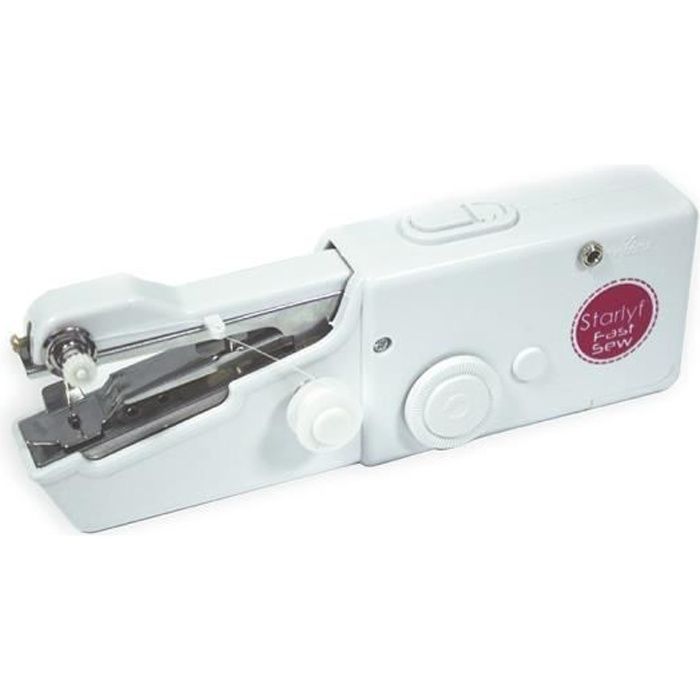 Starlyf Fast Sew – Machine à coudre sans fil, pratique et portable Easy Retouche qui permet de coudre facilement et rapidement