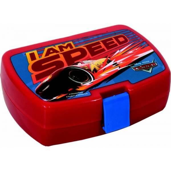 CARS DISNEY-I AM SPEED-BOITE GOUTER PVC-LUNCH BOX 16.5X11X6 CM.