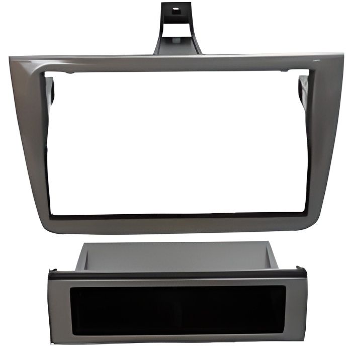Adaptateur de façade d'autoradio Double DIN gris anthracite Alfa Romeo Mito