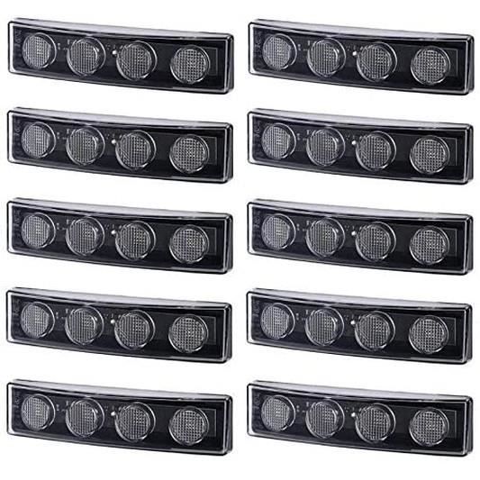 10x LED Avant Visière Blanc Feux pour Scania P/R/ Série G Avec Visière OEM 1798981 1910437 1798980