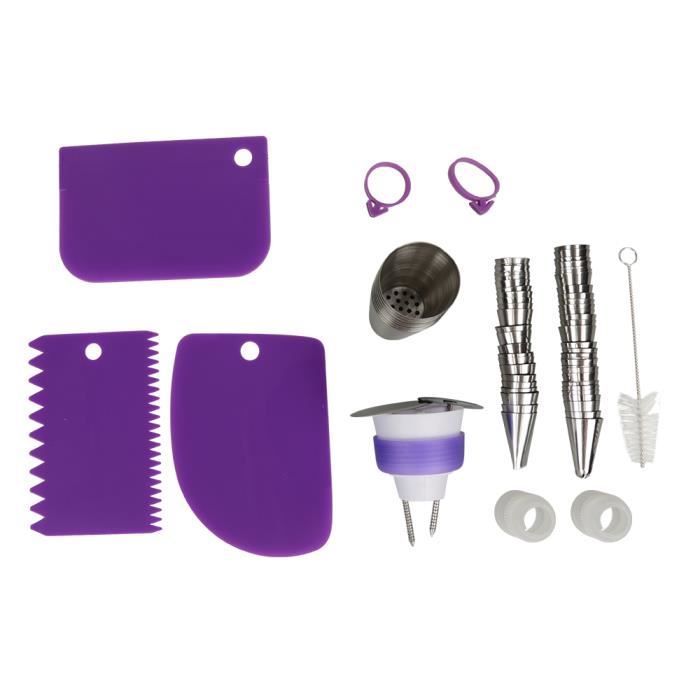 Plateau Tournant De Gâteau, Kit De Pâtisserie Professionnel 137pcs, Ustensile Patisserie Décoration + Laizere ENSEMBLE PATISSERIE