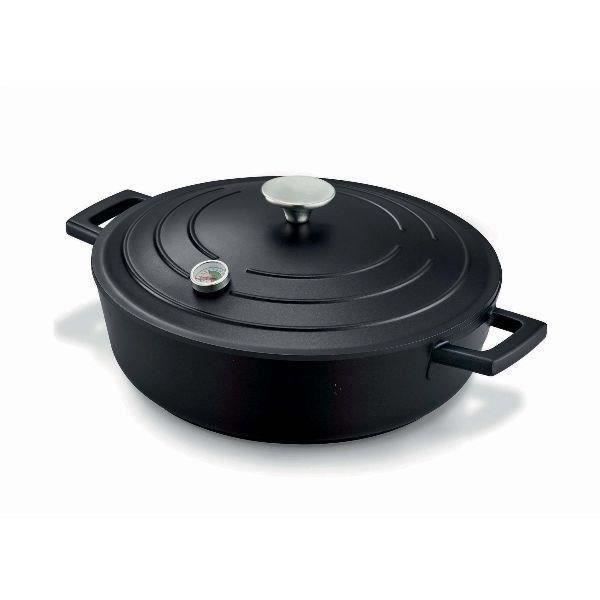 BEKA Cocotte ronde basse 28 cm Ragu Noir