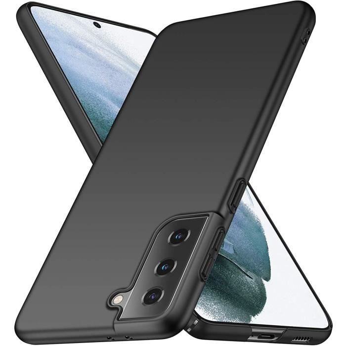 Coque pour Samsung Galaxy S21 FE 5G [Ultra Mince] [Anti-Rayures] Coque Rigide Mat PC Etui Mince et Minimaliste de Protection po AA