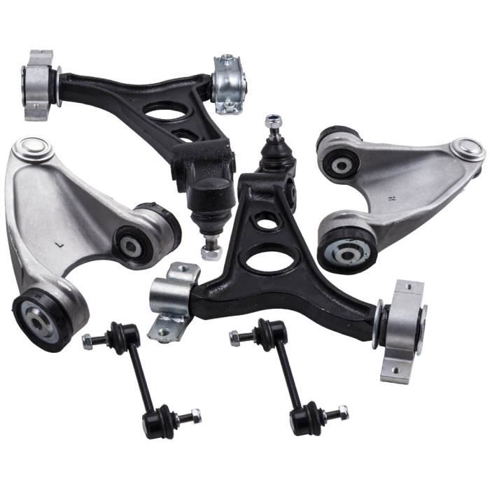 Bras de Suspension pour Alfa Romeo 147 156 GT 6pcs Kit Bras Triangle de Suspension Avant 51776226
