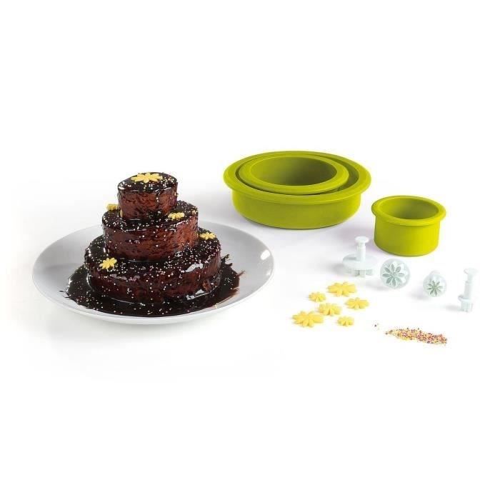KITCHEN ARTIST Set de 3 Moules en Silicone