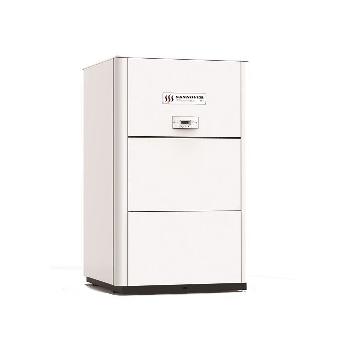 Chaudière Gaz sol Cheminée BasNox SunNox Sannover 25 kW Chauffage + Eau Chaude Ballon 100 L