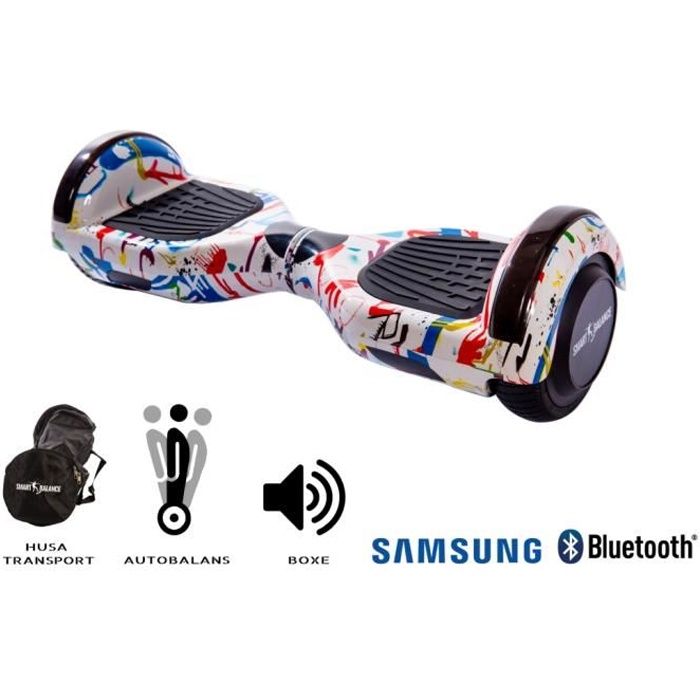 Hoverboard Smart Balance™ Premium Brand, Regular Splash, Roues 6,5 pouces, Bluetooth , batterie Samsung Cell