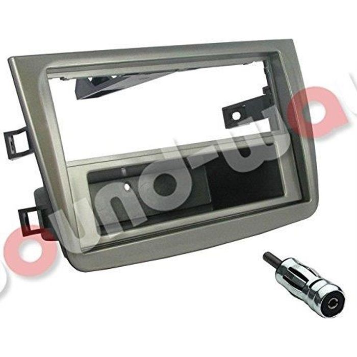 Kit montage autoradio 1 DIN / 2 DIN pour ALFA ROMEO MITO gris