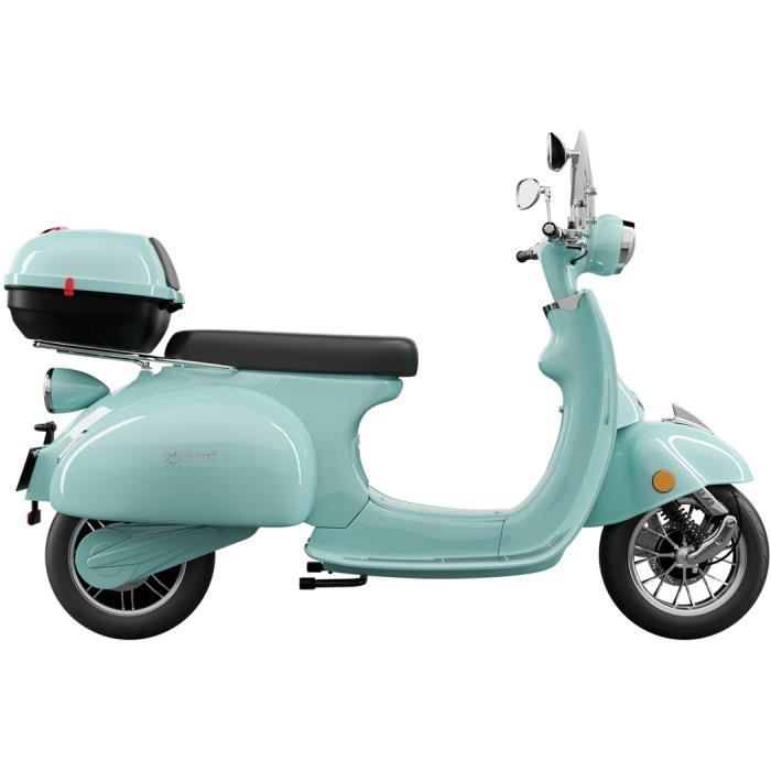 Scooter électrique Tym'M - Equivalent 50cc - Vert menthe- 1 batterie - Plaque, carte grise et livraison offertes