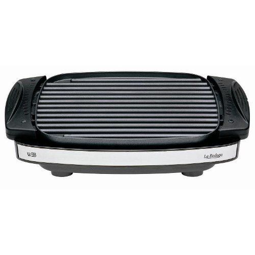 White and Brown - Gril Plancha Réversible - 1800 W