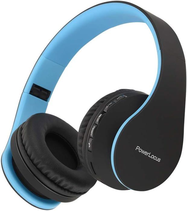 Casque Bluetooth PowerLocus P1 Pliable - Réduction De Bruit Active, Autonomie 14h, Rose Gold, Neuf