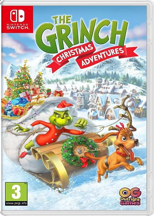 Jeu Nintendo Switch Le Grinch: Les Aventures de Noël Action En boîte + Code de téléchargement