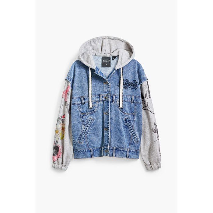Veste en jean femme Desigual Minnie bleu Cdiscount Prêt-à-Porter