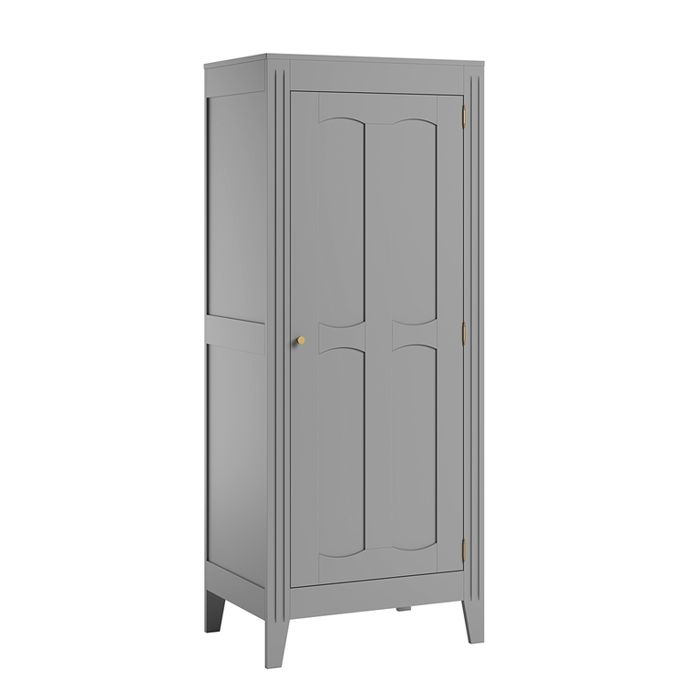 Armoire 1 porte Vox - 80 x 55 x 197cm - Gris Armoire 1 porte Vox - 80 x 55 x 197cm - Gris
