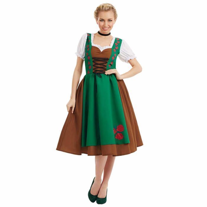 Fun Shack Déguisement Oktoberfest Femme, Costume Bavaroise Dirndl - Main Image