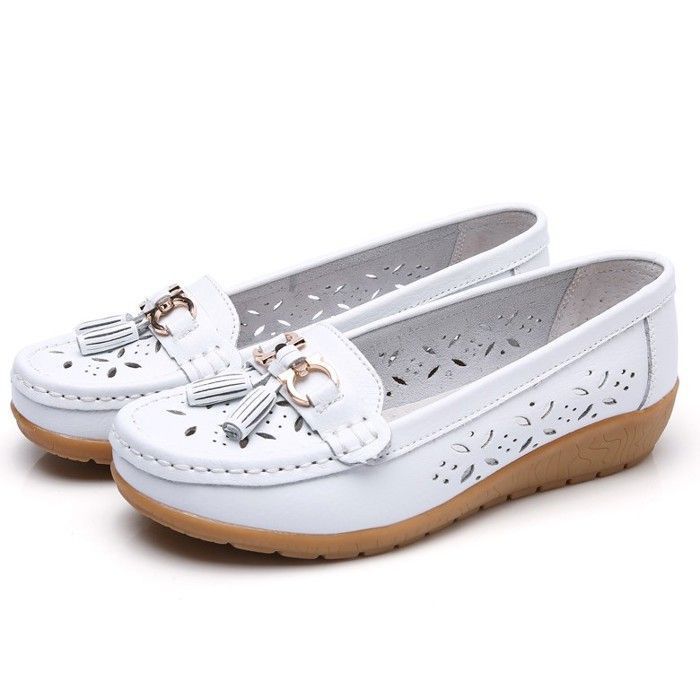 Mocassins Orthopédiques Femme 2025 - Respirants - Chaussures D'Été à Enfiler - Confort Travail Et Randonnée