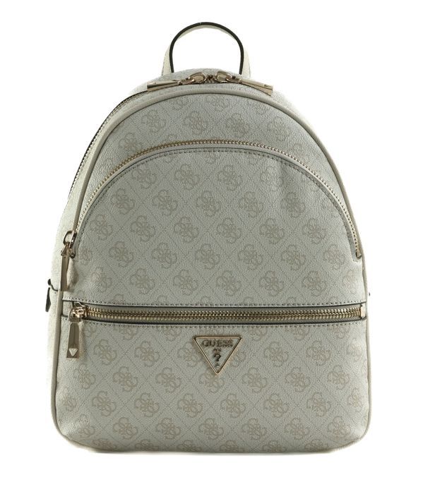 GUESS Sac à dos de loisirs crème beige pour femme Manhattan