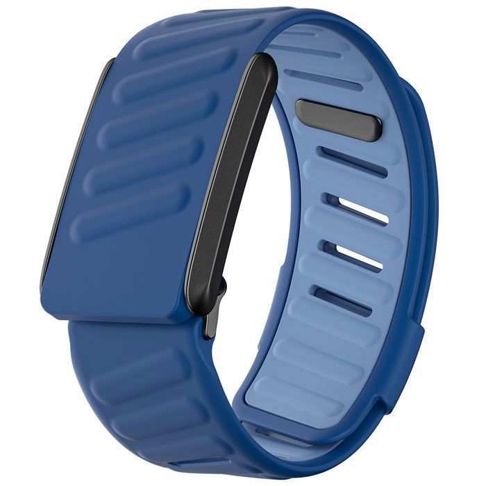 Stravo Bracelet Silicone Sport pour Whoop 4.0/3.0 – Respirant Anti-transpiration Confortable – Bleu