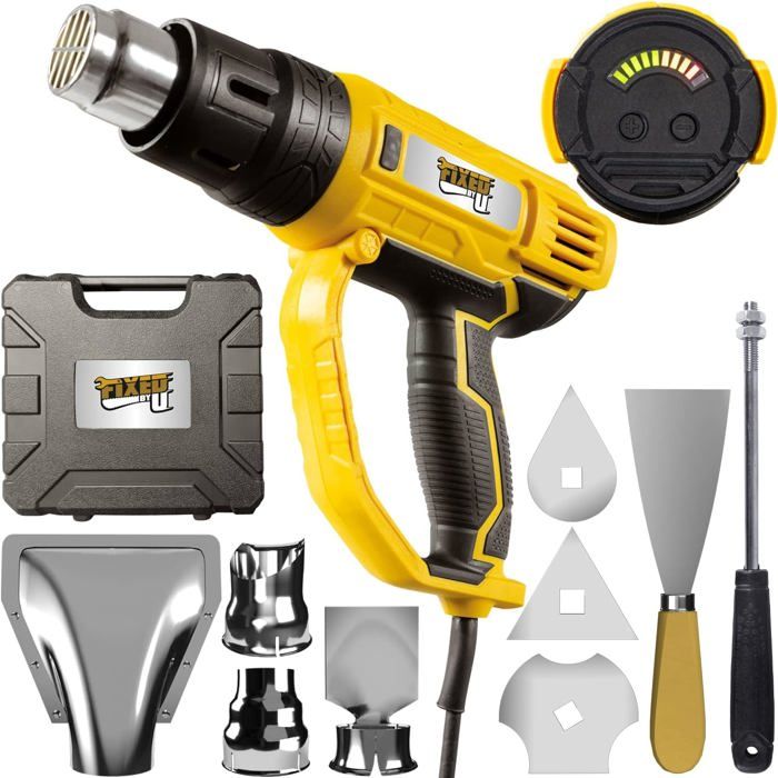 Décapeur Thermique 300W Pistolet à Air Chaud Electrique Température Shrink FIMO