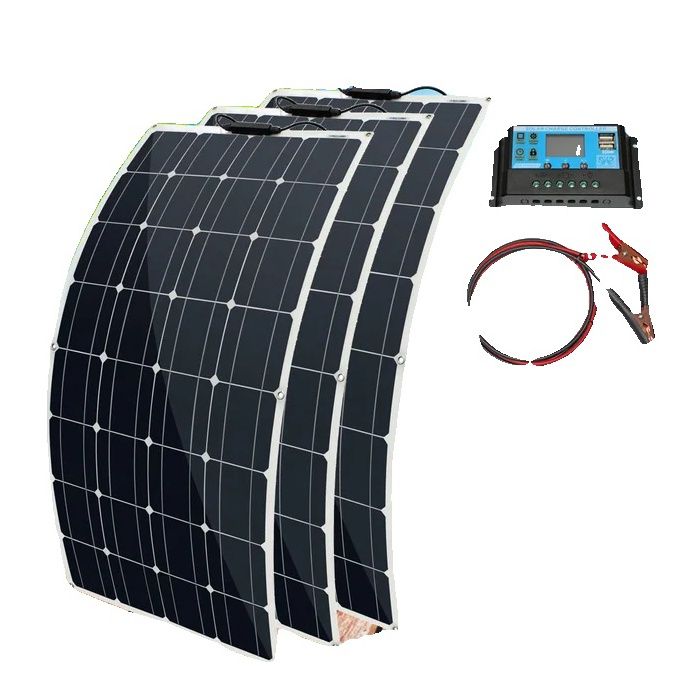 Kit de Panneaux Solaires Haute Efficacité Flexible système solaire 300w