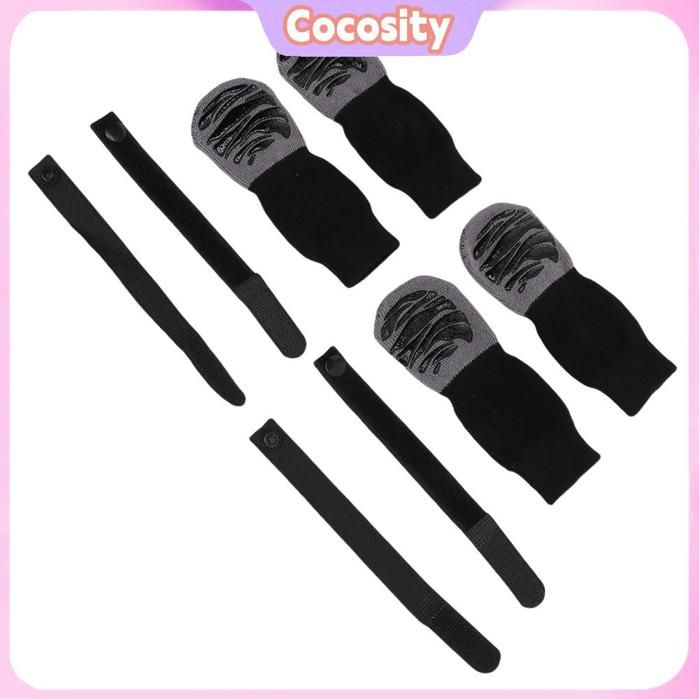 Comparer les prix de Cocosity Lot de 2 Paires de Chaussettes Anti-Dérapantes pour Chien - Imperméables Confortables - Pour Chiens et Chats S