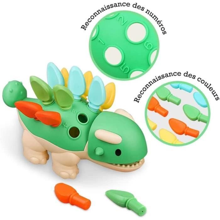 Dinosaure Jouet Montessori Bébé 6 9 Mois,Jouet Sensoriel Montessori