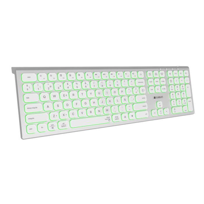 Clavier Universel SUBBLIM SUBKB-3MIE300 – RF Sans Fil + Bluetooth, QWERTY Espagnole - vue 3
