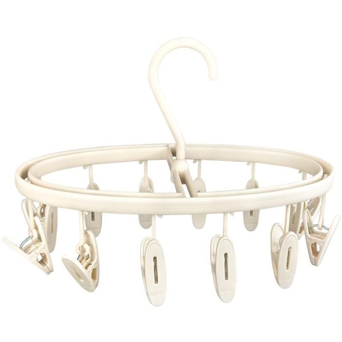 Séchoir à Linge Pliable de Qualité Supérieure avec 12 Clips Séchoir à Linge Portable Mini - Gain de Place Ultra Léger et Pliable Séchoir à Linge Pliable de Qualité Supérieure avec 12 Clips Séchoir à Linge Portable Mini - Gain de Place Ultra Léger et Pliable