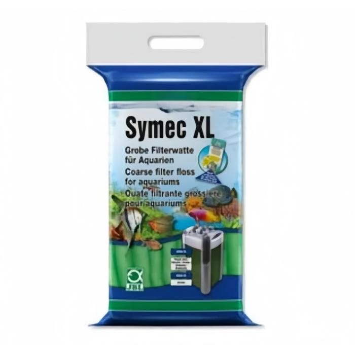 JBL Symec Ouate filtrante 250g Ouate filtrante pour filtre d& 39 aquarium contre toutes les turbidités de 250 g (Lot de 1)