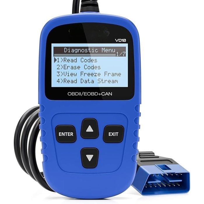 Valise Diagnostic Auto Outil Diagnostic pour Voitures  Lecteur Code DErreur pour RéInitialisation Français Erreur Contrôle