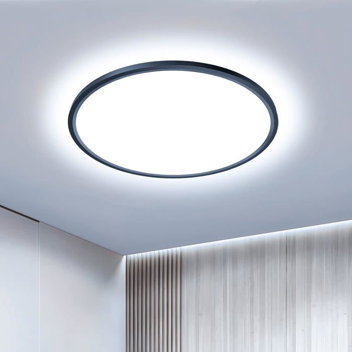 Plafonnier LED Rond 36W 6500K Éclairage de Plafond 3240LM Lumiere Moderne Luminaires Intérieur pour Salon Chambre Cuisine