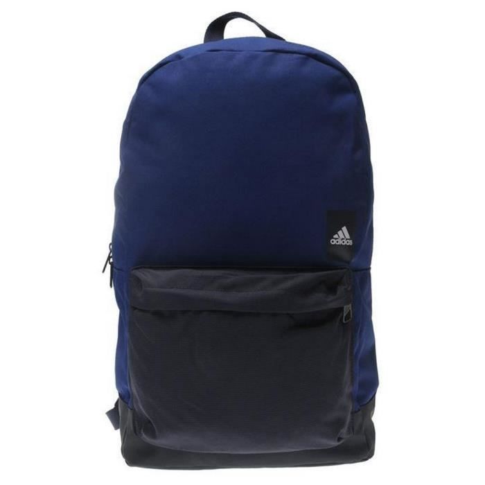 Sac à Dos - Adidas - Classic - Marine et Noir - 100% Polyester - 39x44x16 cm